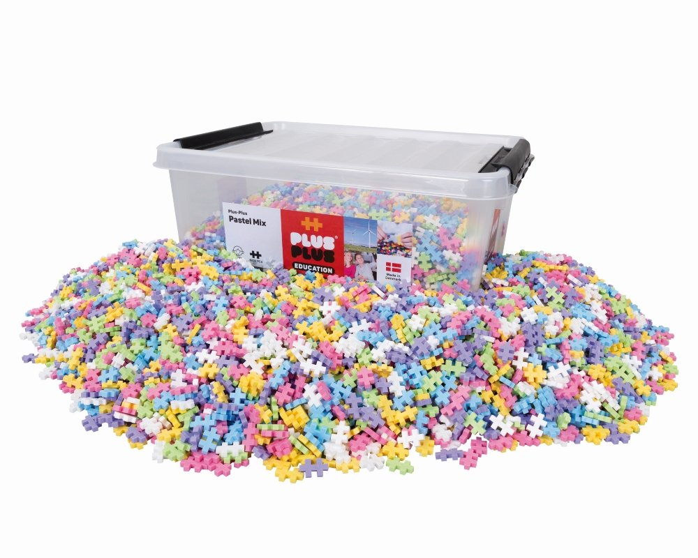 Plus Plus konstruktorius Mini Pastel, 6000 det. – papildomas vaizdas 1