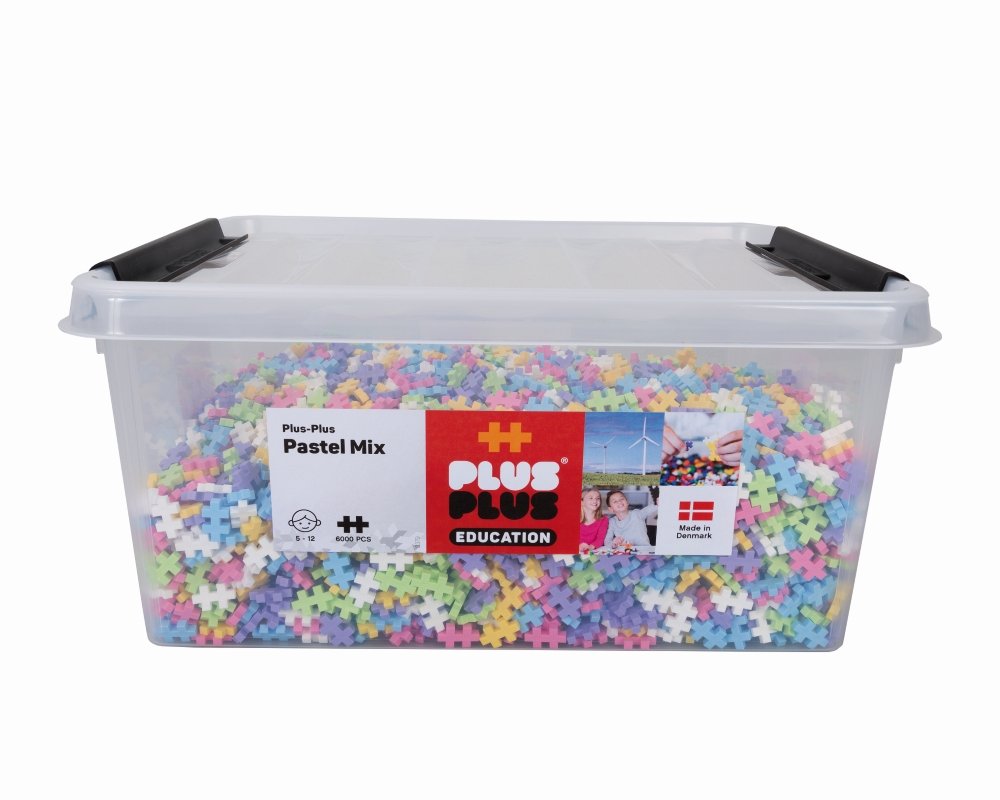 Plus Plus konstruktorius Mini Pastel, 6000 det.
