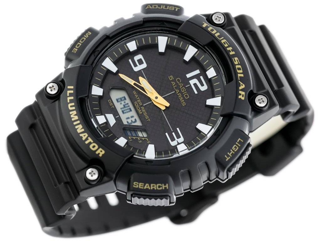 VYRIŠKI LAIKRODIS CASIO AQ-S810W-1BV (zd044c) – SAULĖS ENERGIJA + DĖŽUTĖ - Image 2