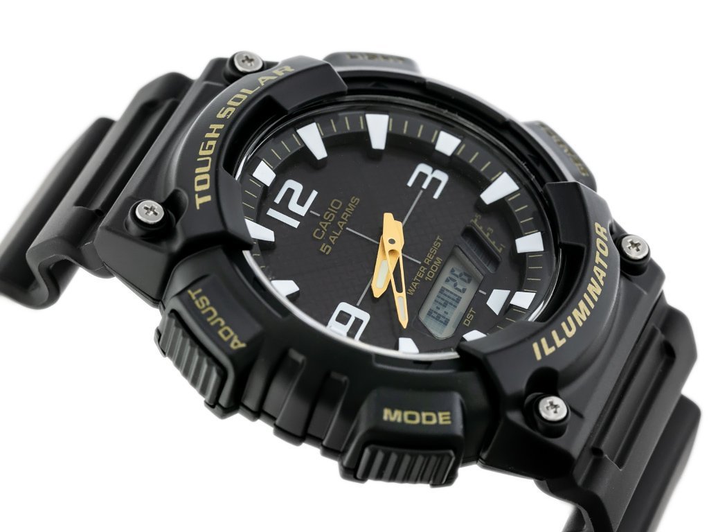 VYRIŠKI LAIKRODIS CASIO AQ-S810W-1BV (zd044c) – SAULĖS ENERGIJA + DĖŽUTĖ - Image 3