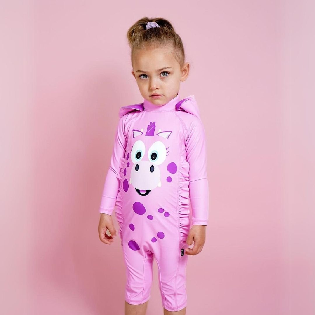 Maudymosi kostiumas, Rožinis Drakonas 3-4 m. – papildomas vaizdas 3
