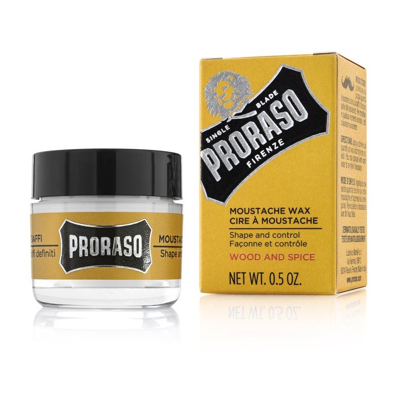 Wood & Spice Moustache Wax Ūsų vaškas, 15ml