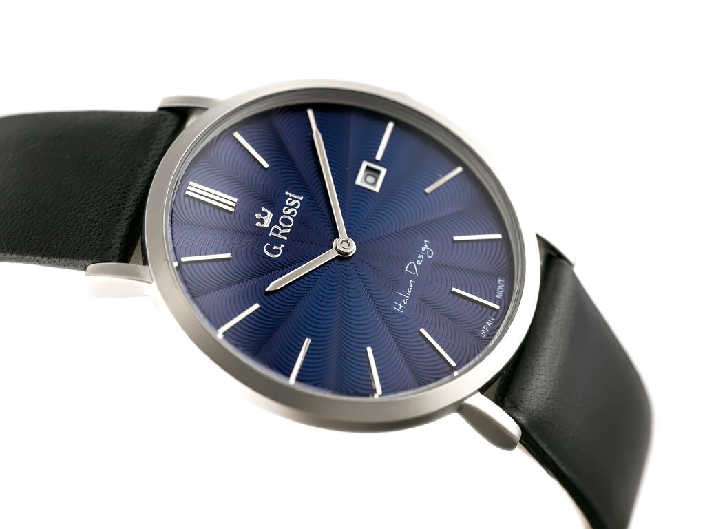 VYRIŠKAS LAIKRODIS G. ROSSI - 10853A - SLIM (zg184b) + DĖŽUTĖ - Image 3