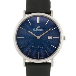 VYRIŠKAS LAIKRODIS G. ROSSI - 10853A - SLIM (zg184b) + DĖŽUTĖ