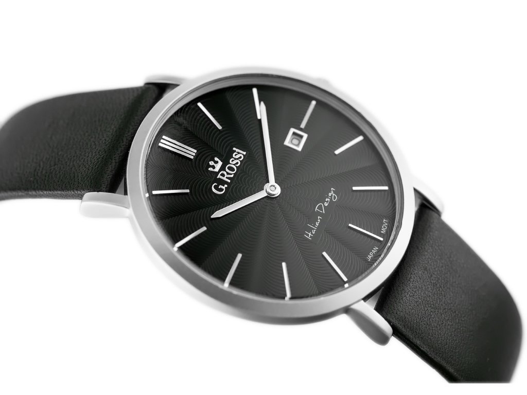 VYRIŠKAS LAIKRODIS G. ROSSI - 10853A - SLIM (zg184c) + DĖŽUTĖ - Image 3