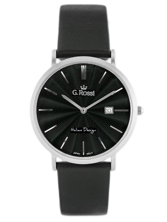 VYRIŠKAS LAIKRODIS G. ROSSI - 10853A - SLIM (zg184c) + DĖŽUTĖ