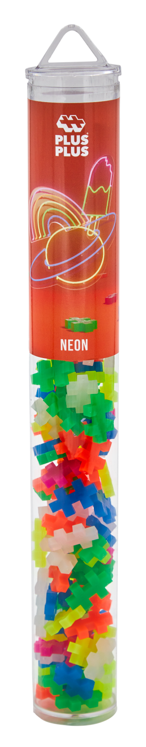 Plus Plus konstruktorius, Mini neoninių spalvų, 100 det. – papildomas vaizdas 3