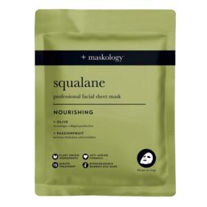 SQUALANE Professional Sheet Mask Lakštinė veido kaukė su skvalanu, 22ml
