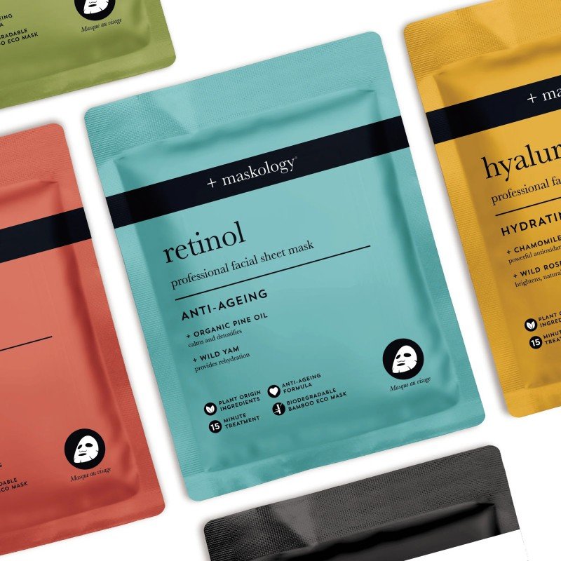 RETINOL Professional Sheet Mask Lakštinė veido kaukė su retinoliu, 22ml – papildomas vaizdas 2