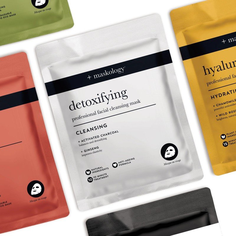 DETOXIFYING Professional Sheet Mask Valomoji lakštinė veido kaukė, 20ml – papildomas vaizdas 2