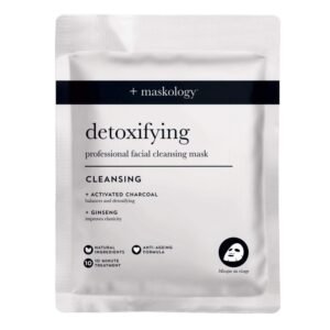 DETOXIFYING Professional Sheet Mask Valomoji lakštinė veido kaukė, 20ml