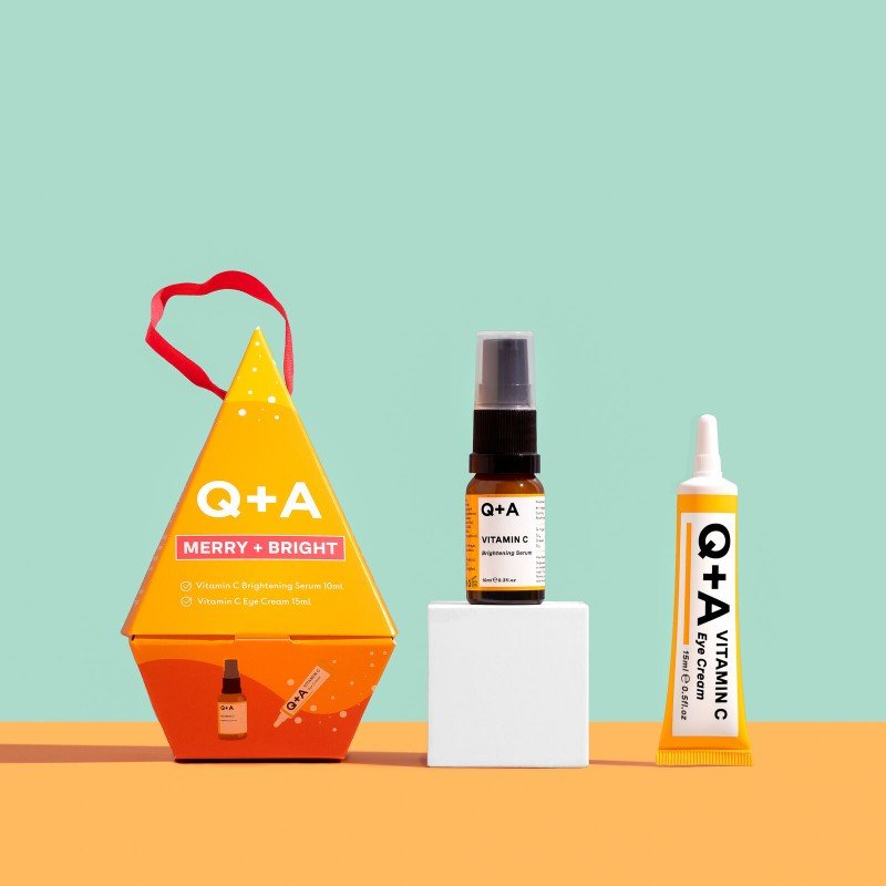 Merry + Bright Gift Set Veido priežiūros priemonių rinkinys su vitaminu C, 1vnt – papildomas vaizdas 1