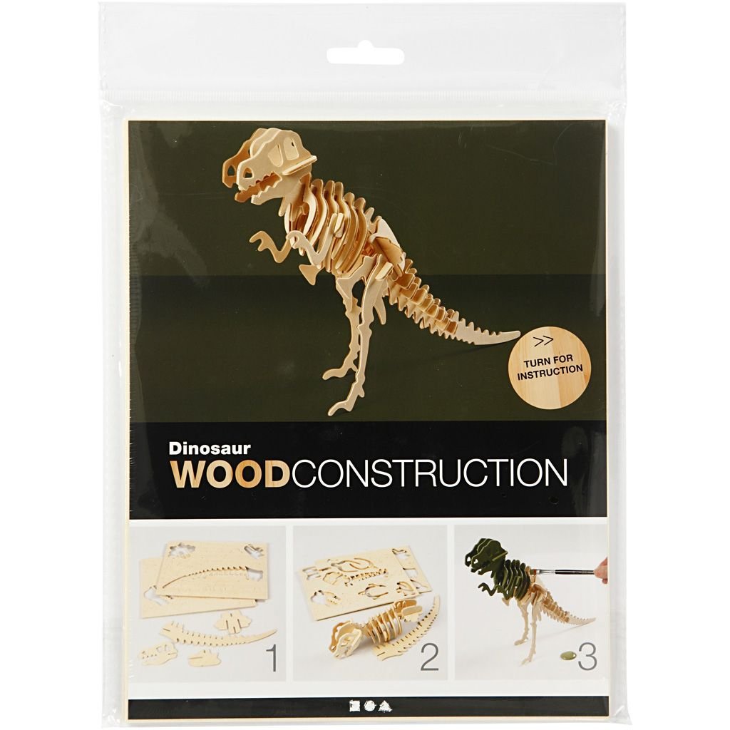 3D medinis konstruktorius - DINOZAURAS – papildomas vaizdas 1