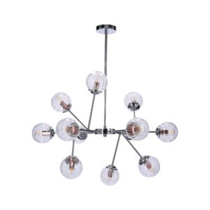 BEST Pendant 12X40W E14 Chrome Copper