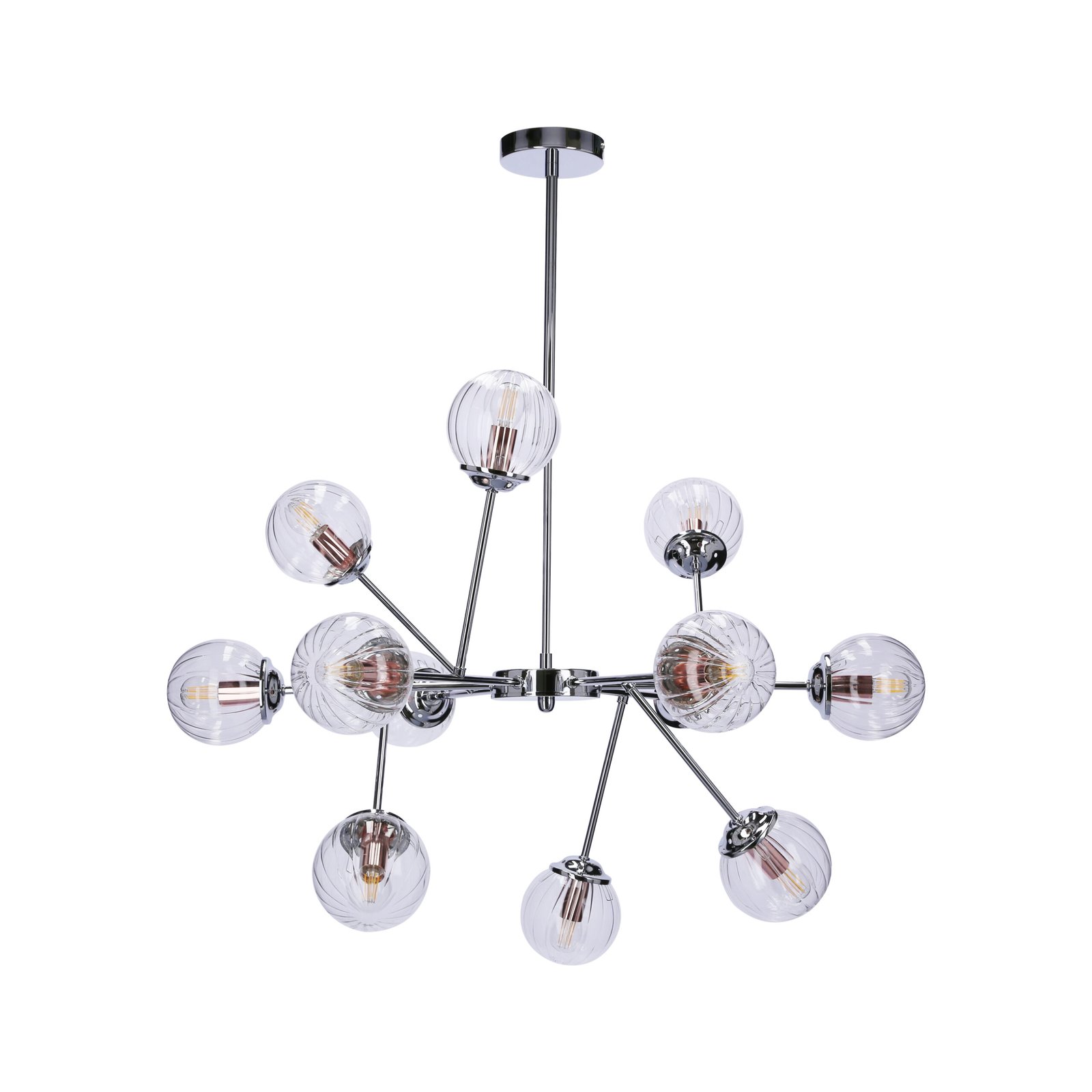 BEST Pendant 12X40W E14 Chrome Copper