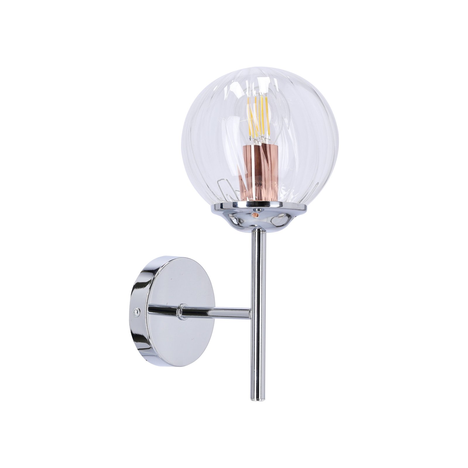 BEST Wall lamp 1X40W E14 Chrome Copper