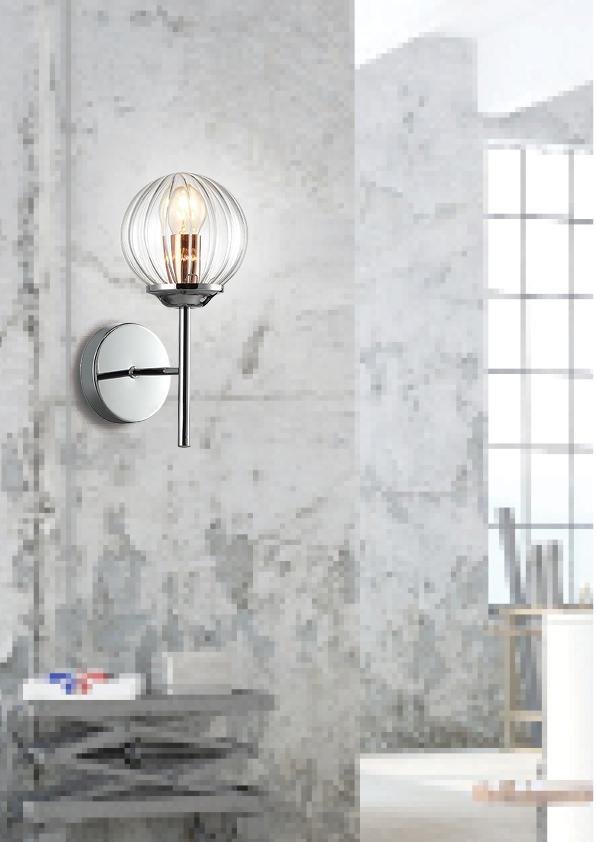 BEST Wall lamp 1X40W E14 Chrome Copper – papildomas vaizdas 2