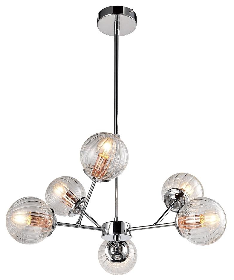 BEST Pendant 6X40W E14 Chrome Copper
