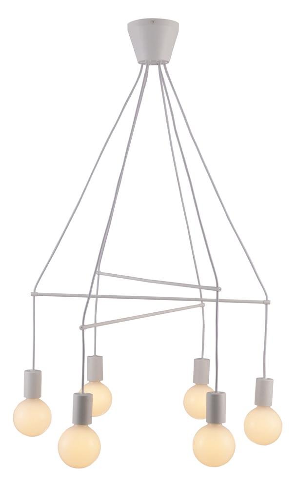 ALTO Pendant 6X40W E27 White Mat