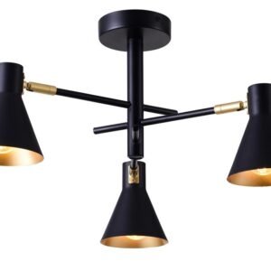 LESS Pendant 3X40W E14 Black Mat