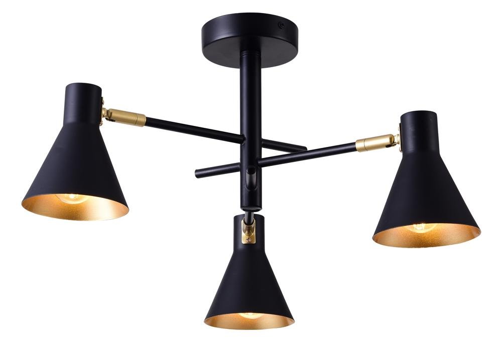 LESS Pendant 3X40W E14 Black Mat