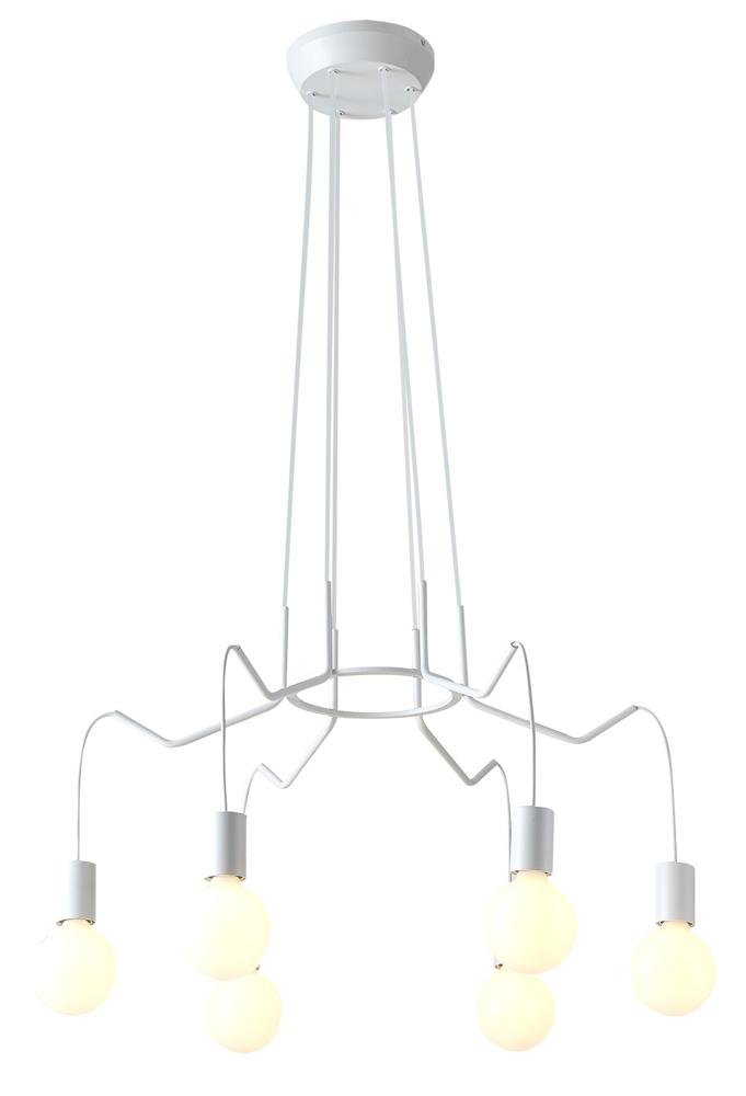 BASSO Pendant 6X40W E27 White Mat