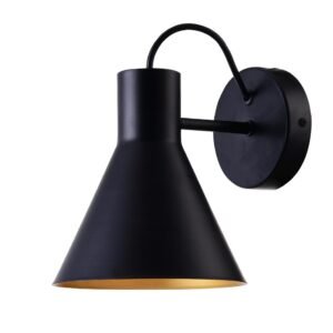 MORE Wall lamp 1X40W E27 Black Mat