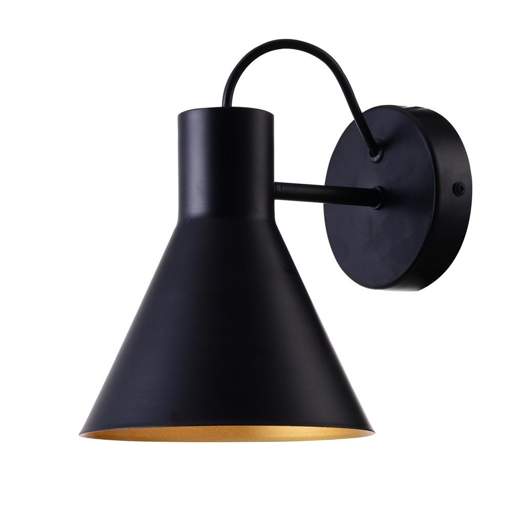 MORE Wall lamp 1X40W E27 Black Mat