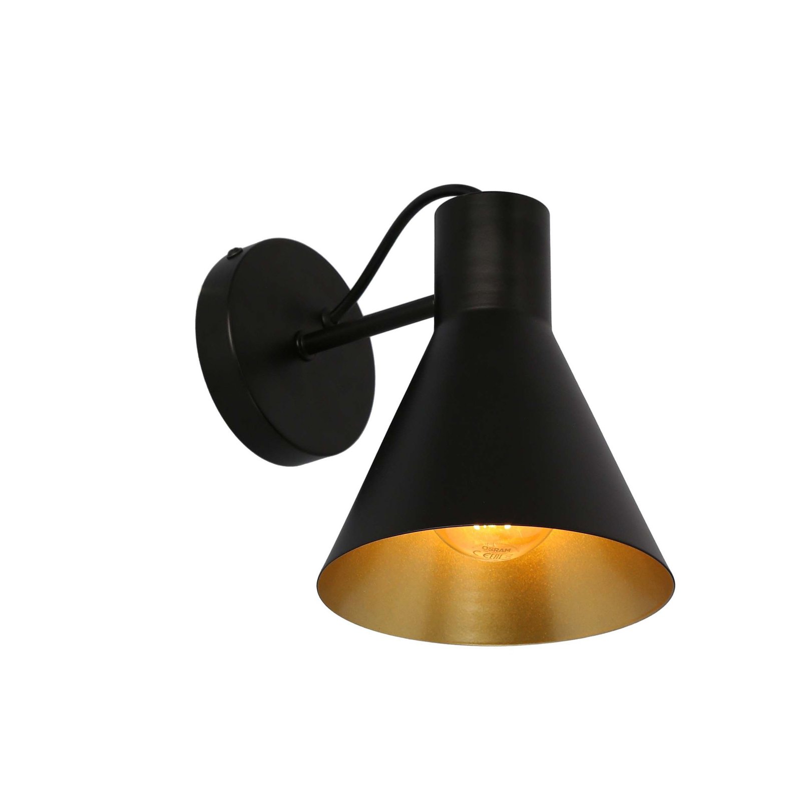 MORE Wall lamp 1X40W E27 Black Mat – papildomas vaizdas 2