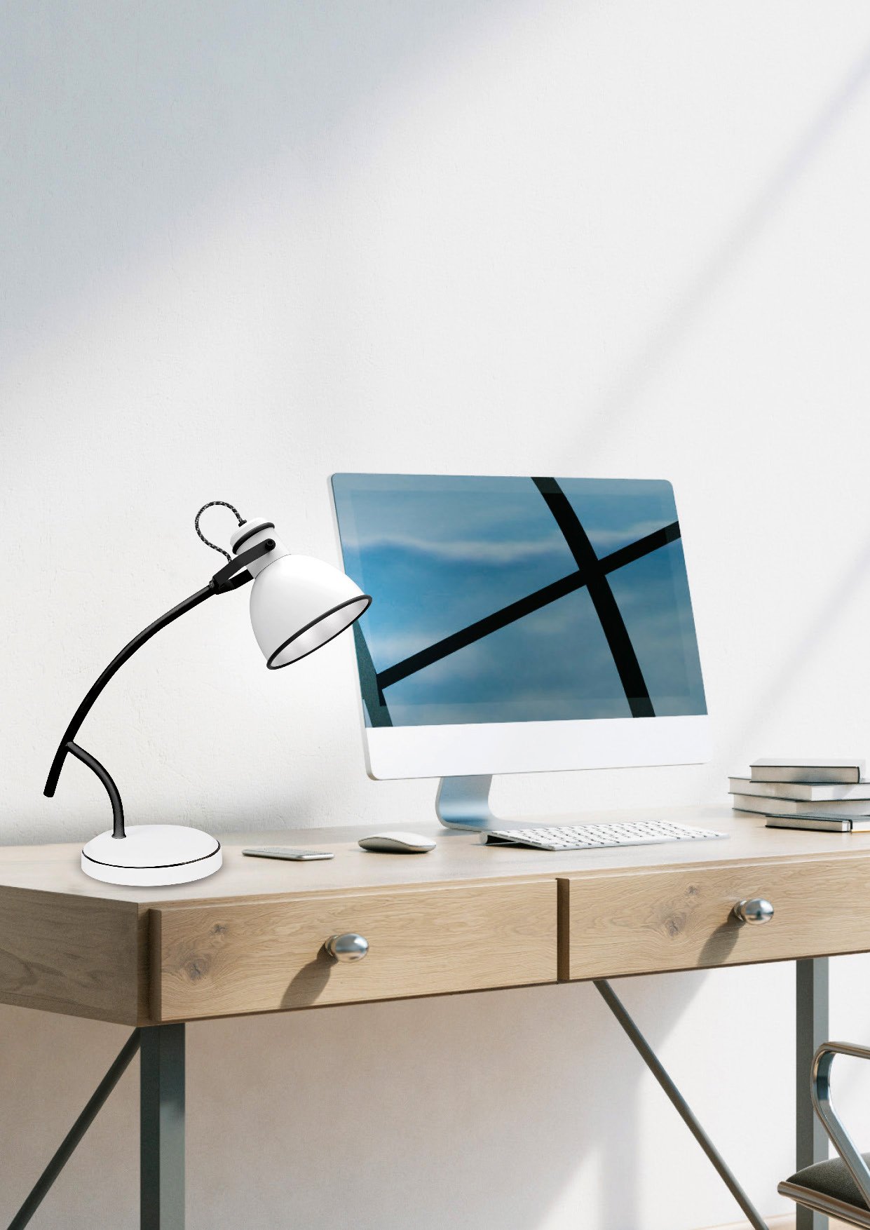 ZUMBA Table Lamp 1X40W E14 White Black – papildomas vaizdas 1
