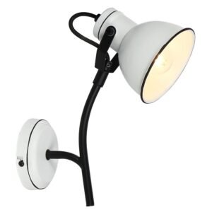 ZUMBA Wall lamp 1X40W E14 White Black