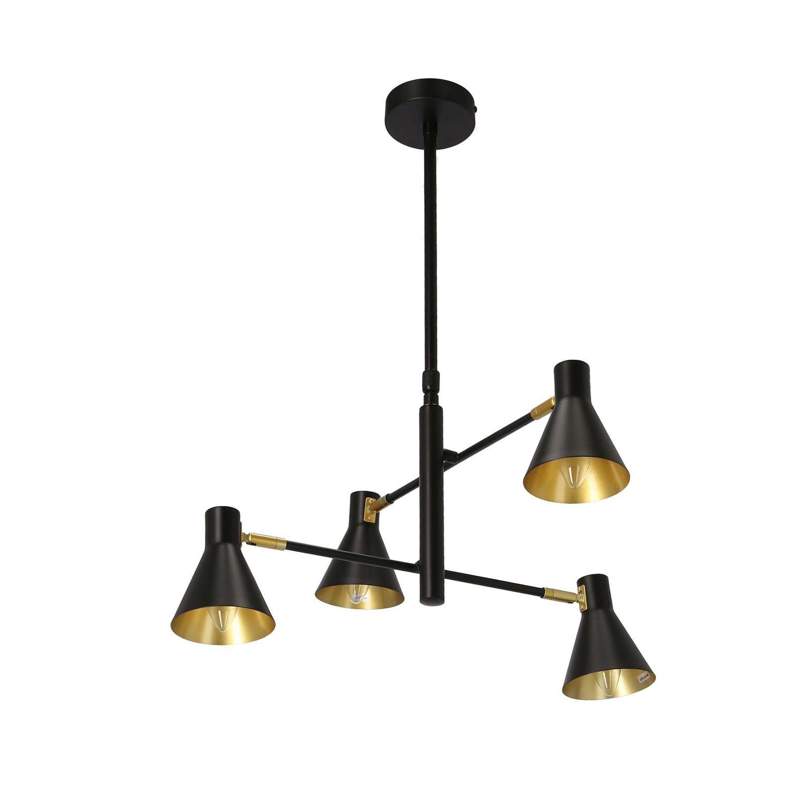 LESS Pendant 4X40W E14 Black Mat – papildomas vaizdas 2