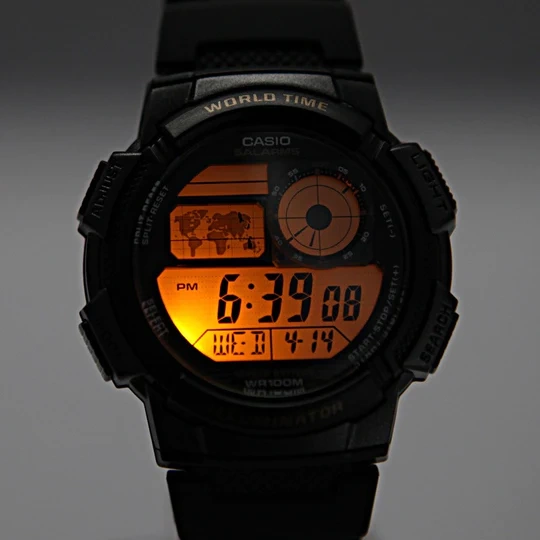 CASIO VYRIŠKAS LAIKRODIS AE-1000W 3AVDF (zd073b) – PASAULIO LAIKAS + DĖŽUTĖ - Image 4