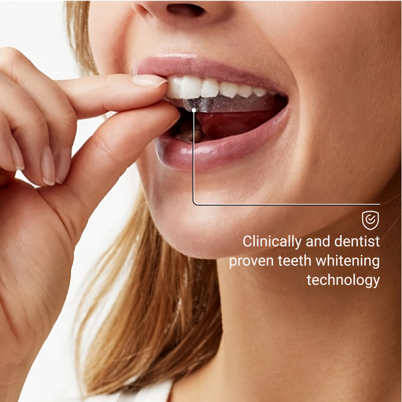Whitening Strips Sensitive Balinančios juostelės jautriems dantims, 7 poros – papildomas vaizdas 2