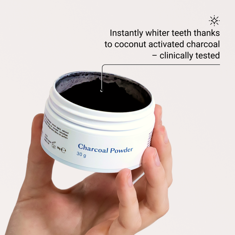 Charcoal Powder Aktyvintos anglies milteliai dantims, 30g – papildomas vaizdas 1