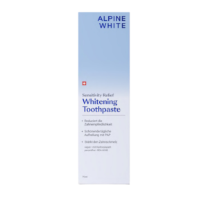 Whitening Toothpaste Sensitivity Relief Balinanti pasta jautrioms dantenoms, 75ml