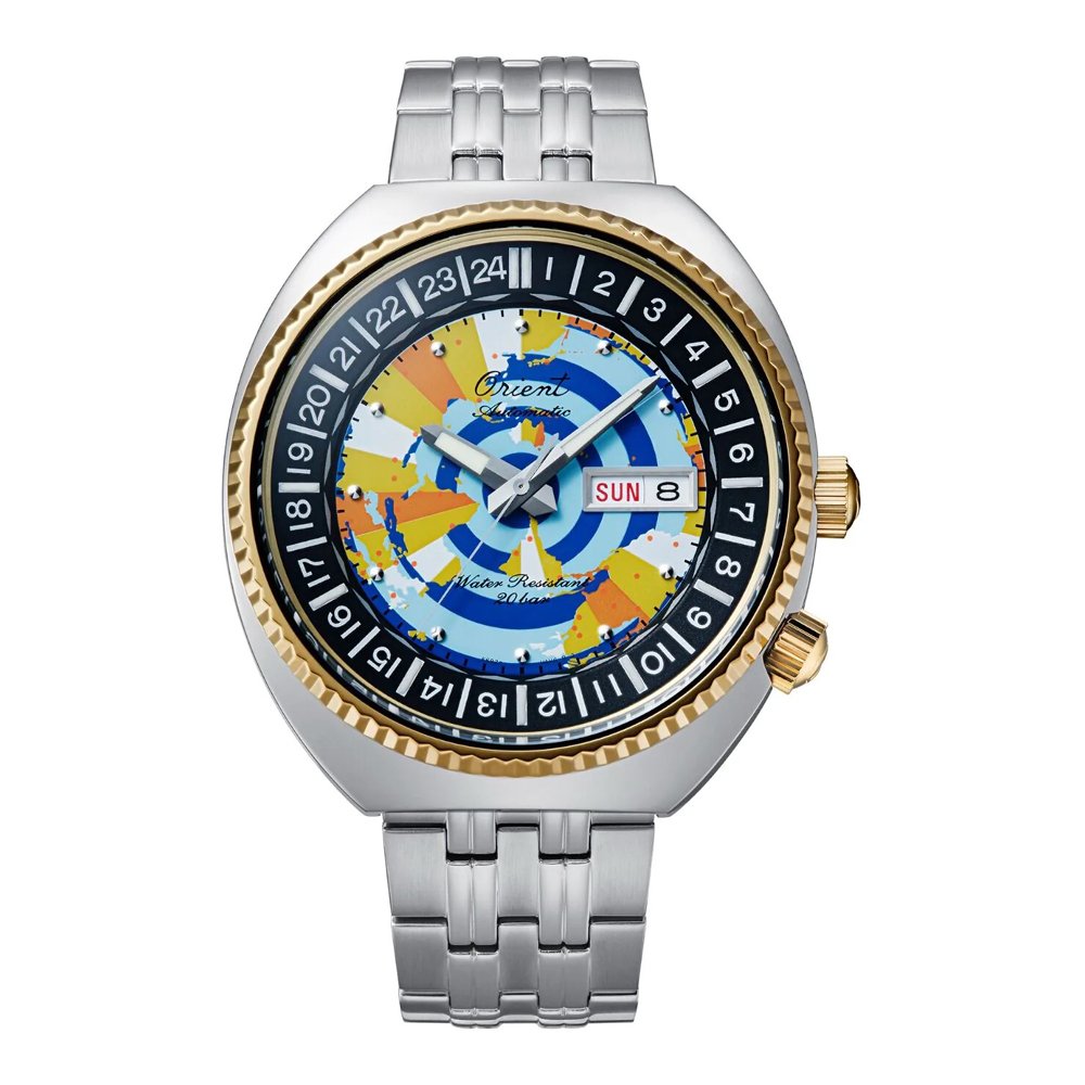 Vyriškas laikrodis Orient Revival World Map Automatic RA-AA0E08Y39B
