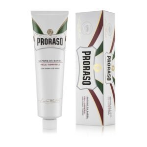 White Line Shaving Cream Raminantis skutimosi kremas jautriai odai, 150 ml