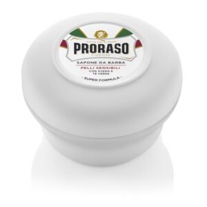 White Line Shaving Soap In a Jar Skutimosi muilas jautriai odai, 150ml