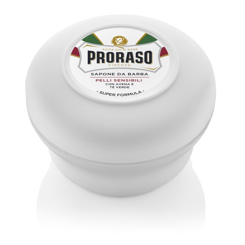 White Line Shaving Soap In a Jar Skutimosi muilas jautriai odai, 150ml