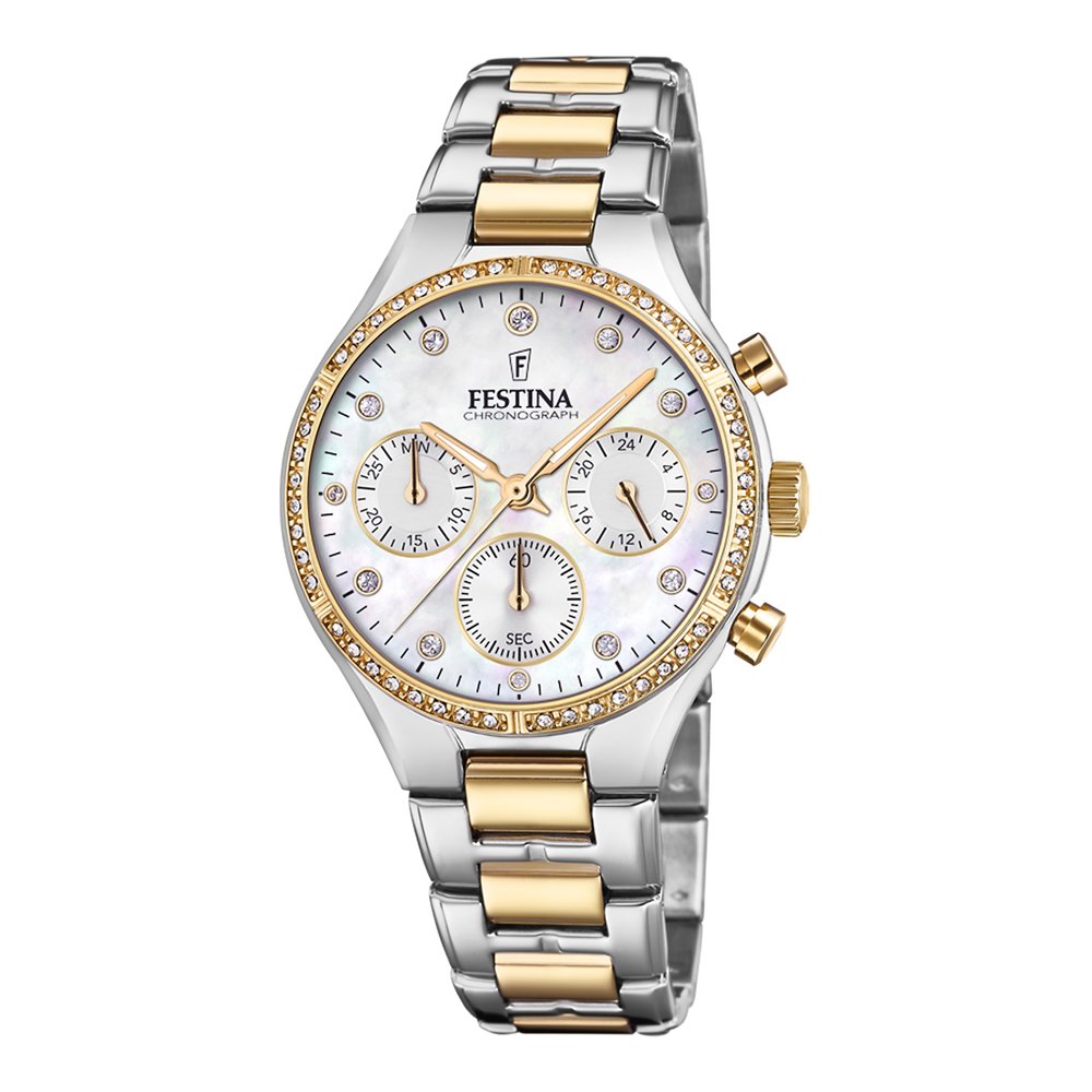 Moteriškas laikrodis Festina Boyfriend F20402/1 Ladies Watch Chronograph