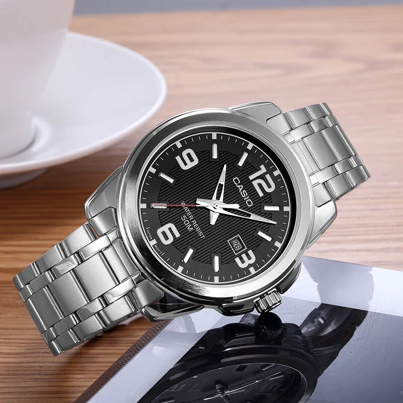 CASIO VYRIŠKAS LAIKRODIS MTP-1314D-1AV (zd024c) + DĖŽUTĖ - Image 5