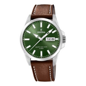Vyriškas laikrodis Festina Classics Day-Date F20358/5 Men's Watch Multifunctional