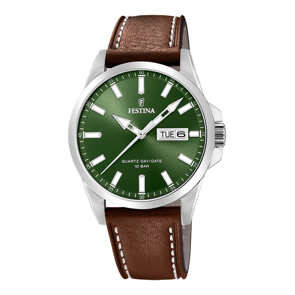 Vyriškas laikrodis Festina Classics Day-Date F20358/5 Men's Watch Multifunctional