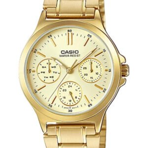 CASIO LTP-V300G-9A MOTERŲ LAIKRODIS (zd566c) + DĖŽUTĖ