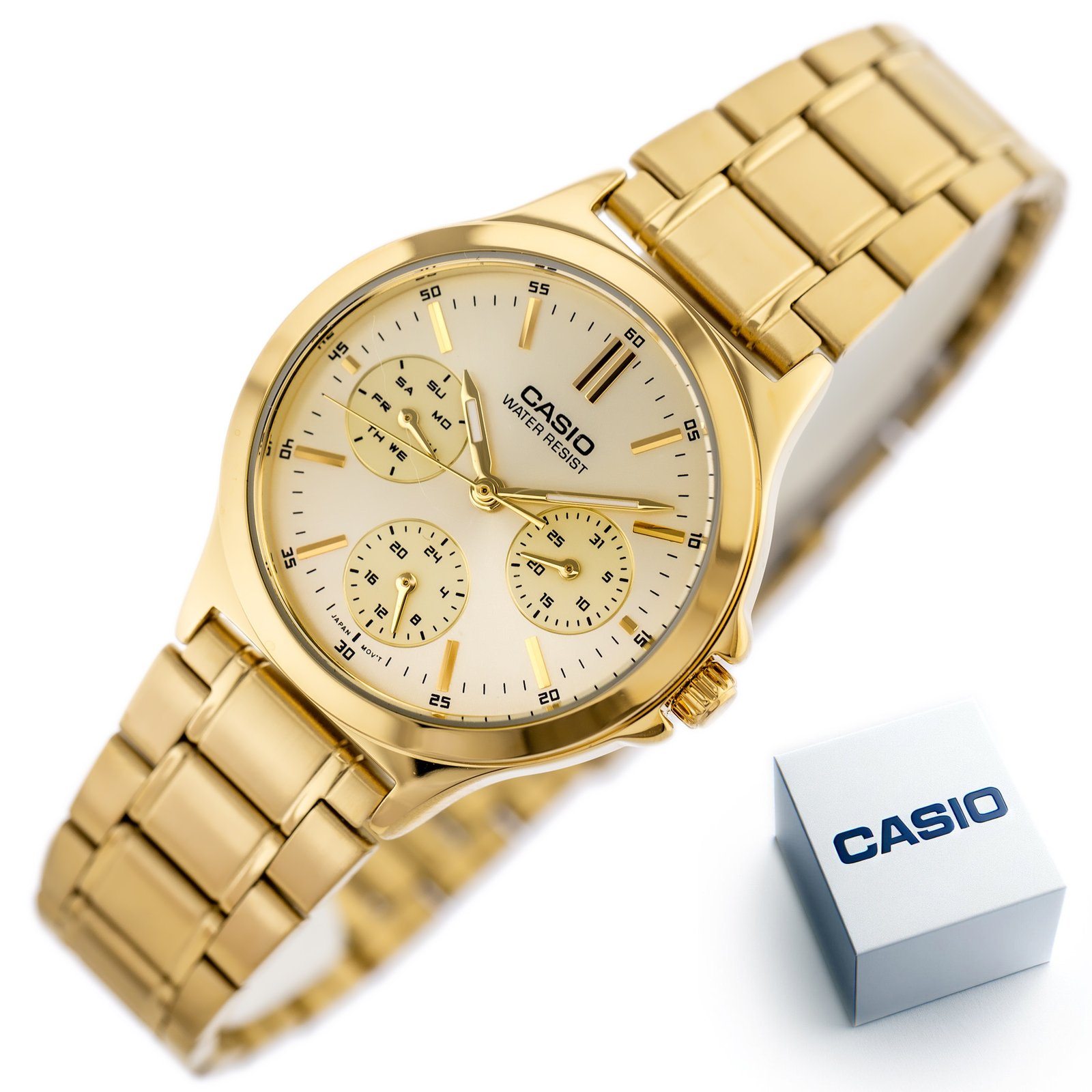 CASIO LTP-V300G-9A MOTERŲ LAIKRODIS (zd566c) + DĖŽUTĖ - Image 9