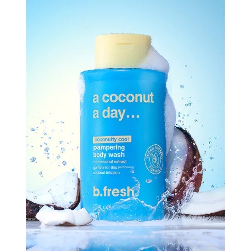 A Coconut A Day Pampering Body Wash Kokosų aromato kūno prausiklis, 473ml – papildomas vaizdas 1