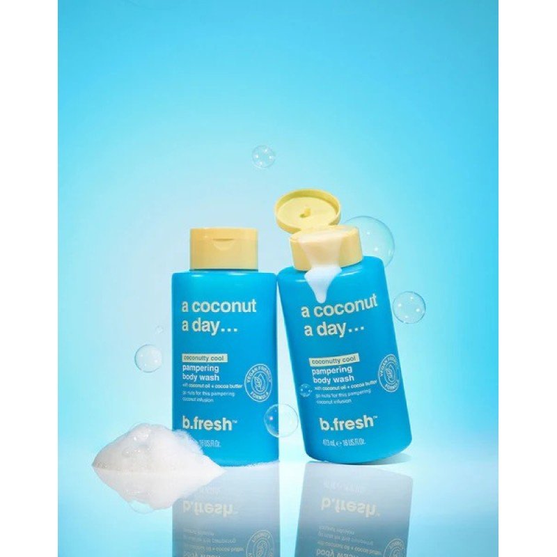 A Coconut A Day Pampering Body Wash Kokosų aromato kūno prausiklis, 473ml – papildomas vaizdas 2