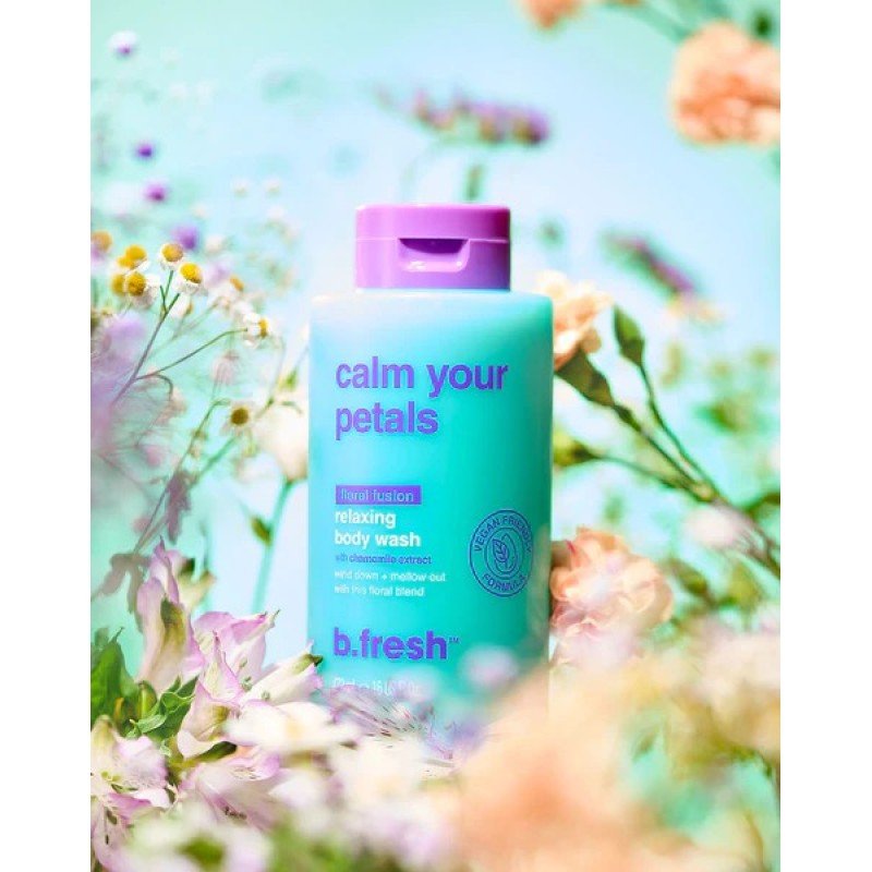 Calm Your Petals Relaxing Body Wash Atpalaiduojantis kūno prausiklis, 473ml – papildomas vaizdas 1