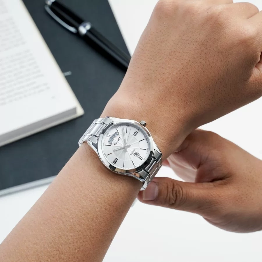 CASIO VYRIŠKAS LAIKRODIS MTP-1381D-7AVDF (zd076b) + DĖŽUTĖ - Image 6